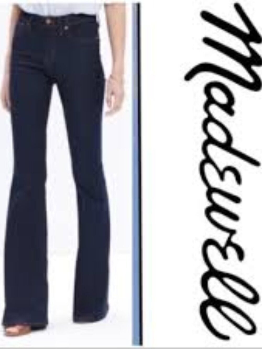 Madewell The Flea Market Flare High Rise Jeans Size 28
